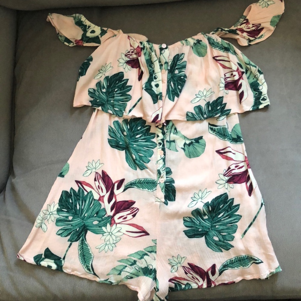 Lush floral romper